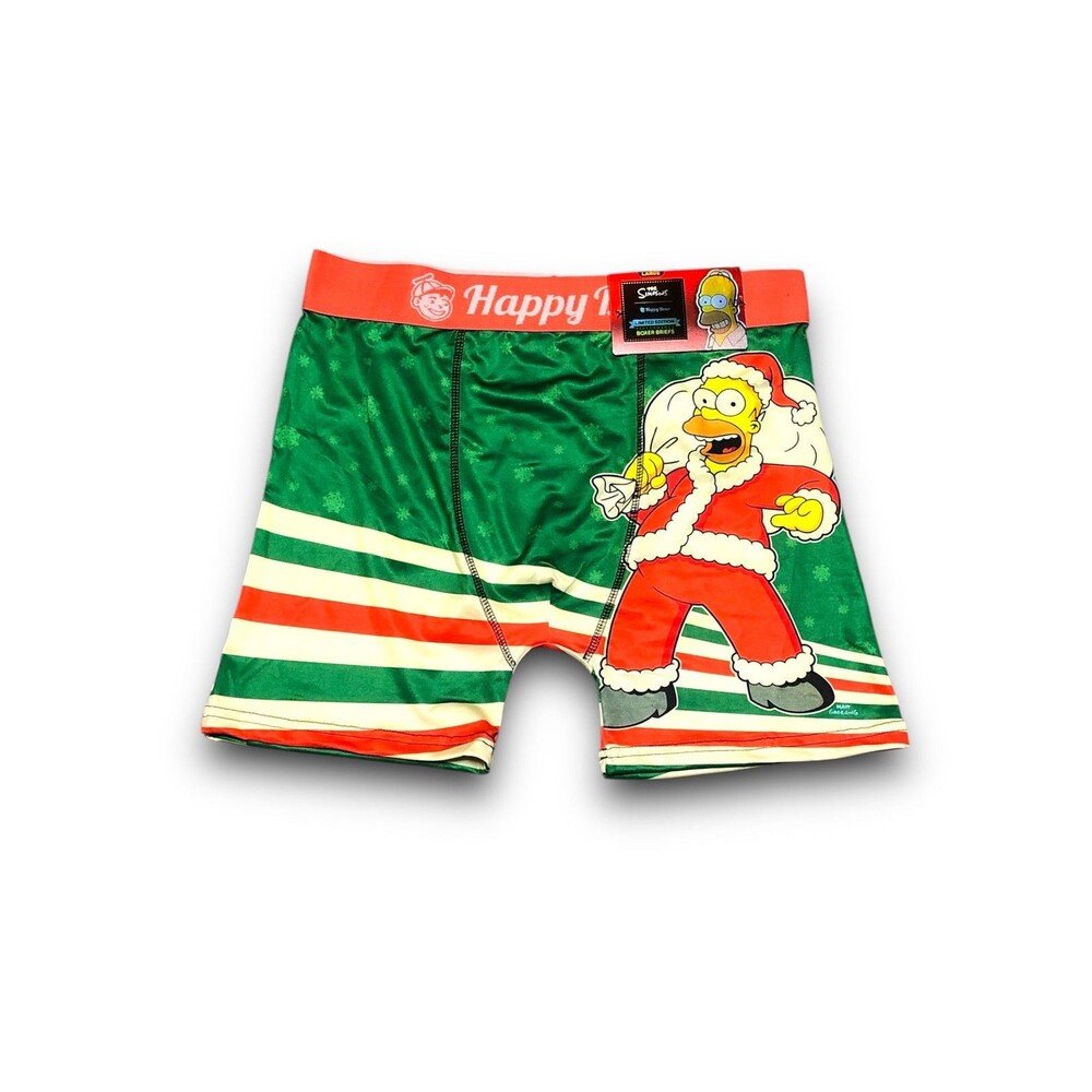 Happy Boxer Men's "The Simpsons" Boxer Briefs - Large